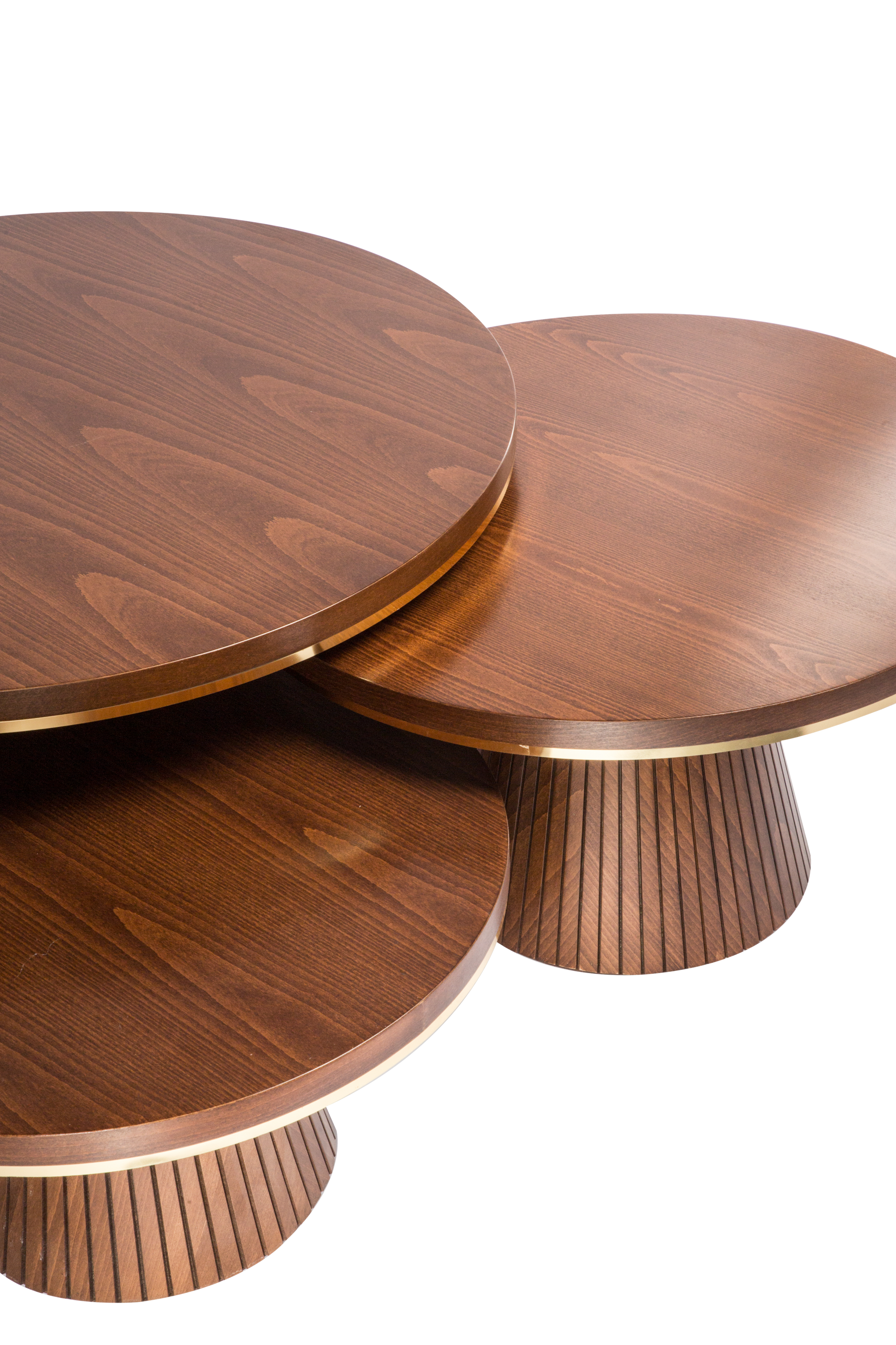 Unique accent table with sculptural design