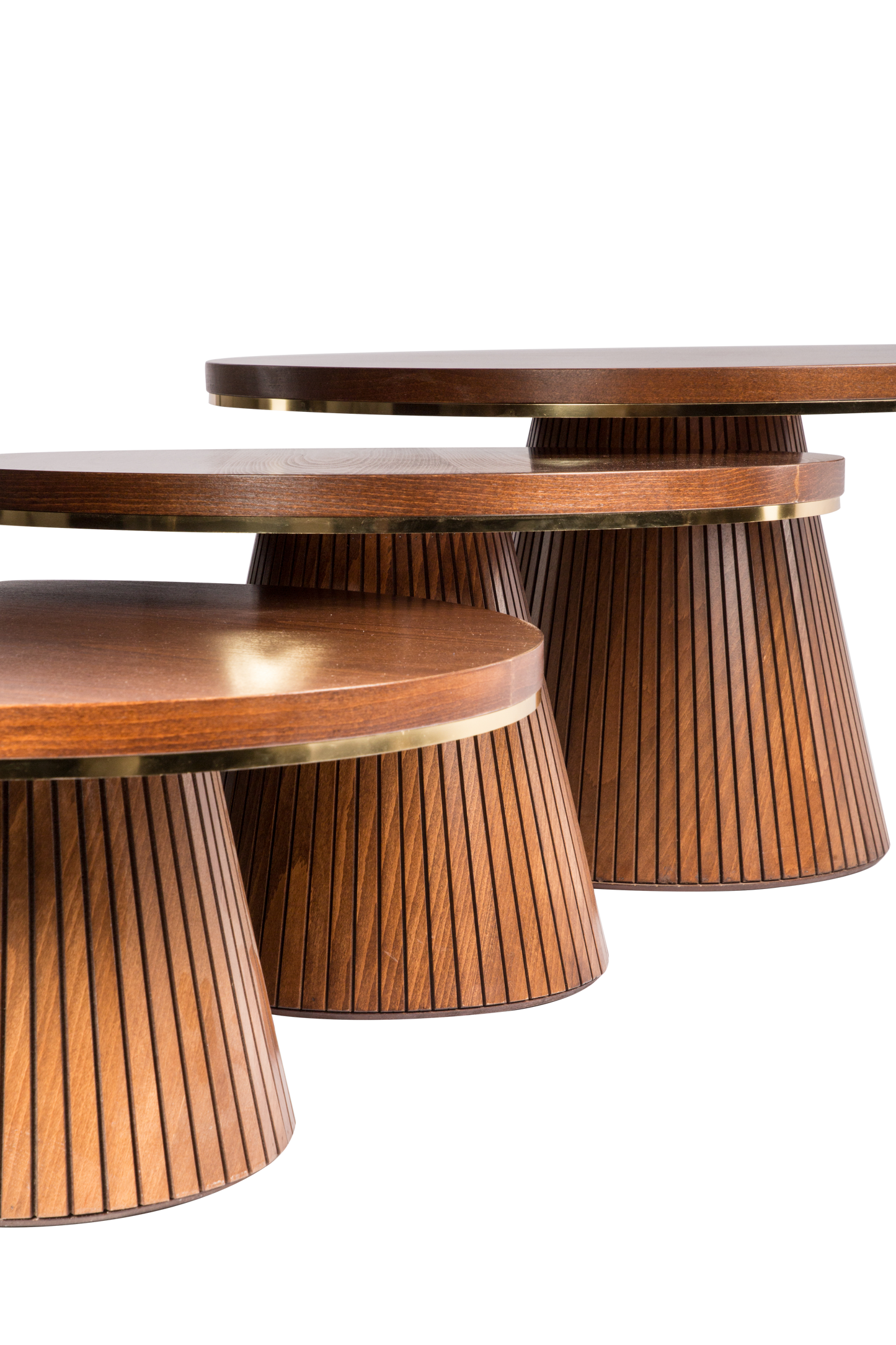 Unique accent table with sculptural design