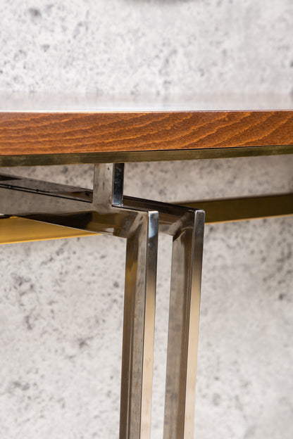 Sleek console table for entryway or living room.